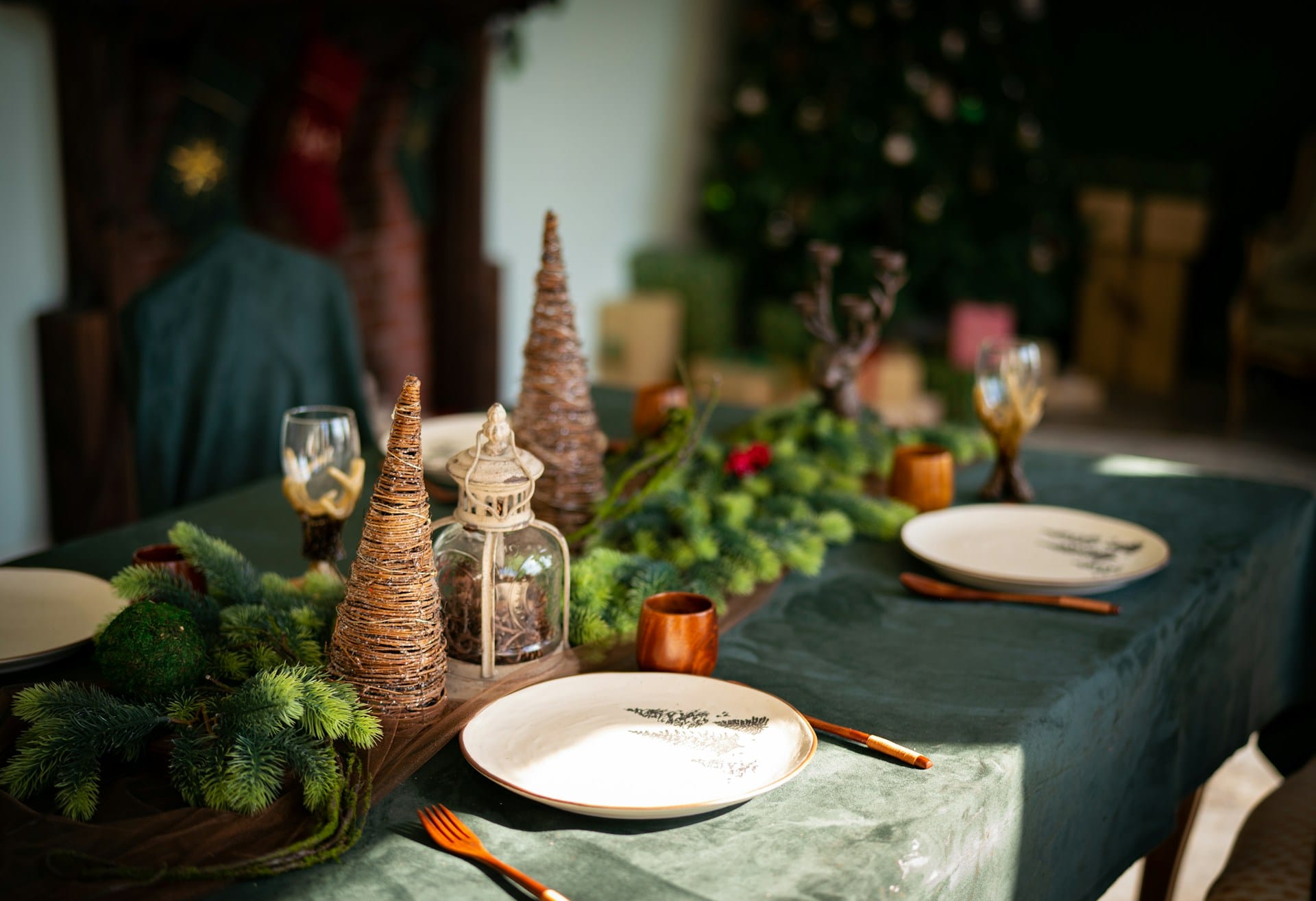 Faça-você-mesmo um Centro de Mesa para o Natal